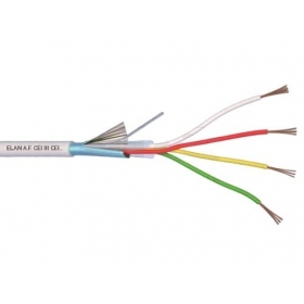 ELAN vertind, afgeschermd beveiligingskabel 4x0.22