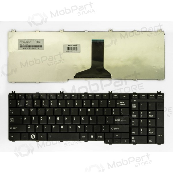 Toshiba Satellite C650, L650, L670 toetsenbord (US)