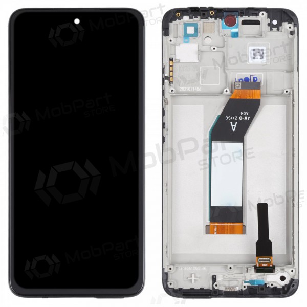 Xiaomi Redmi 10 2021 scherm (zwart) (met frame) (origineel)