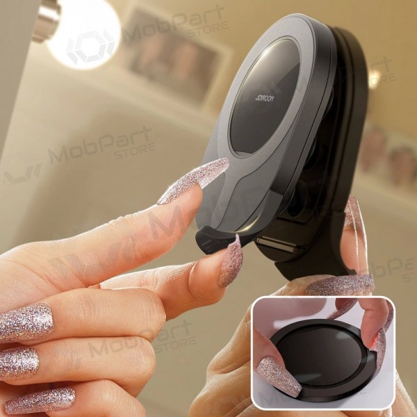 Magnetinis telefono laikiklis su siurbtukais Joyroom JR-ZS418 zwart