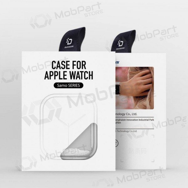 Apple Watch 45mm LCD screenprotector / hoesje - Dux Ducis Samo (zilver)