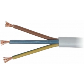 Flexibele kabel Lietkabelis OMYp BVV-PLL 3x1 mm² koperen flexibele 100 m spoel