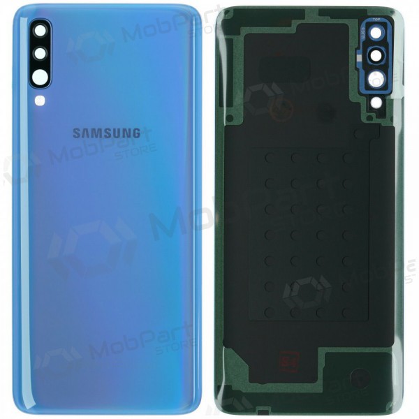 Samsung A705 Galaxy A70 2019 achtercover (blauw) (gebruikt grade B, origineel)