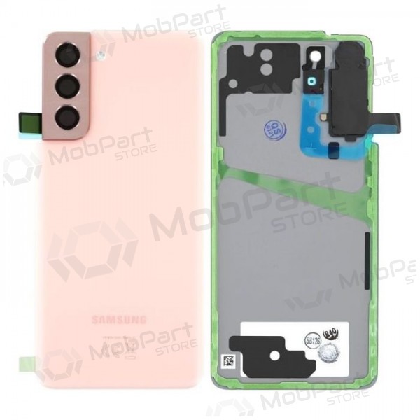 Samsung G991 Galaxy S21 5G achterkant batterijdeksel - (Phantom Pink) - (naudotas grade C, originalus)