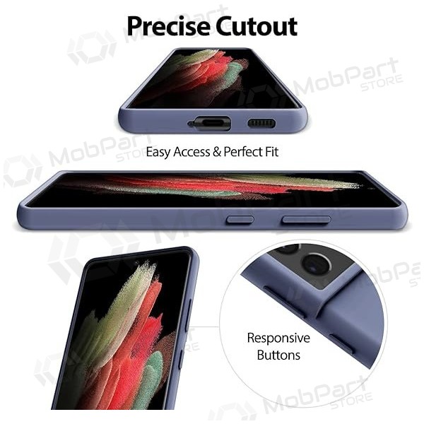 Samsung Galaxy A17 hoesje Mercury 'Silicone Case' (lavendelgrijs)