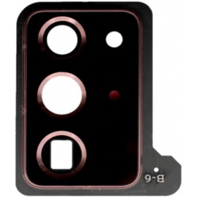 Samsung N985 / N986 Galaxy Note 20 Ultra camera glas (bronzinis) (met een frame)