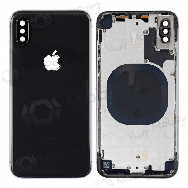 Apple iPhone X achterkant (Spacegrijs) (gebruikt graad C, origineel)