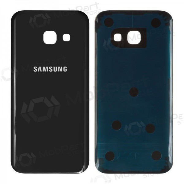 Samsung A320 Galaxy A3 2017 achterkant batterijklep (zwart) (gebruikt Grade C, origineel)