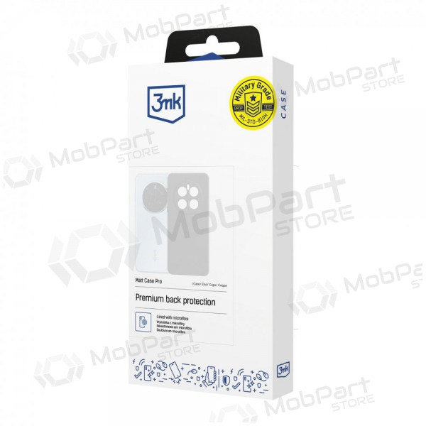 Xiaomi Redmi Note 14 5G hoesje - 3MK Matt Case (zwart)