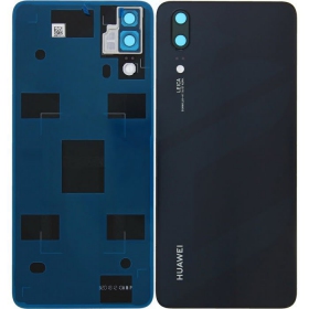 Huawei P20 achterkant (zwart) (gebruikt grade C, origineel)