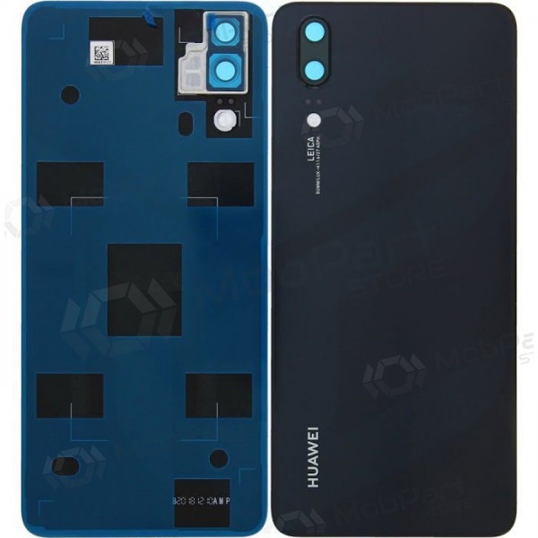 Huawei P20 achterkant (zwart) (gebruikt grade C, origineel)