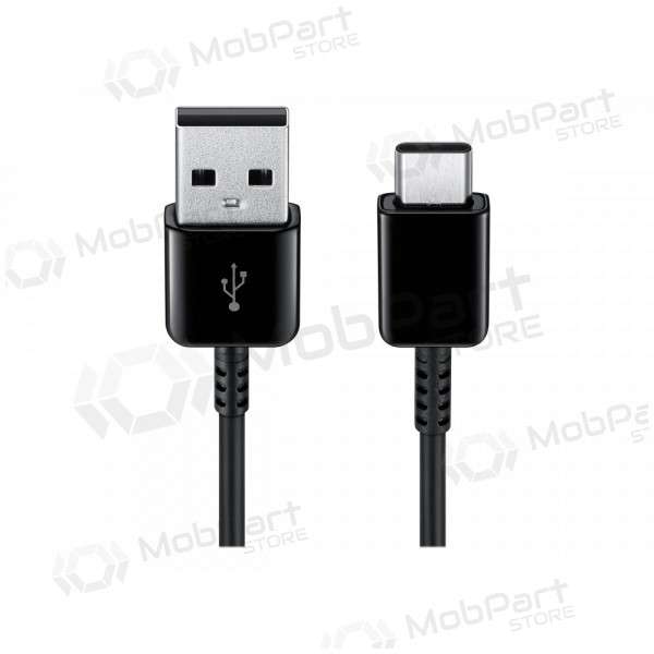 USB-kabel Samsung EP-DG930IBEGWW Type-C 1.5m (met verpakking) (zwart) (OEM)
