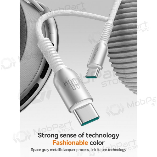 USB kabel Joyroom S-A51 USB-C to USB-C 60W 1.2m grijs