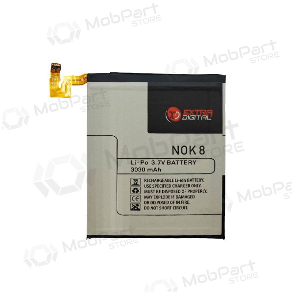 Nokia 8 batterij / accu (3030mAh)