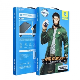 LCD apsauginis stikliukas 5D Mr. Monkey Glass (Strong Matte) Apple iPhone 16 Pro zwart