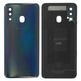 Samsung A405 Galaxy A40 2019 Achterkant Batterij Cover (Zwart) (Gebruikt Grade B, Origineel)