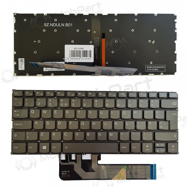 Lenovo Yoga 730-13IKB, 730-15IKB toetsenbord (VK) (verlicht)