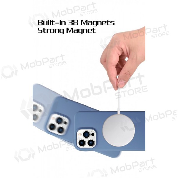 Hoesje HDD Silicone MagSafe Case Apple iPhone 17 tamsiai grijs