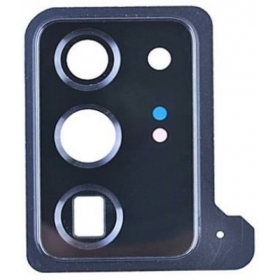 Samsung N985 / N986 Galaxy Note 20 Ultra camera glas (zwart) (met een frame)