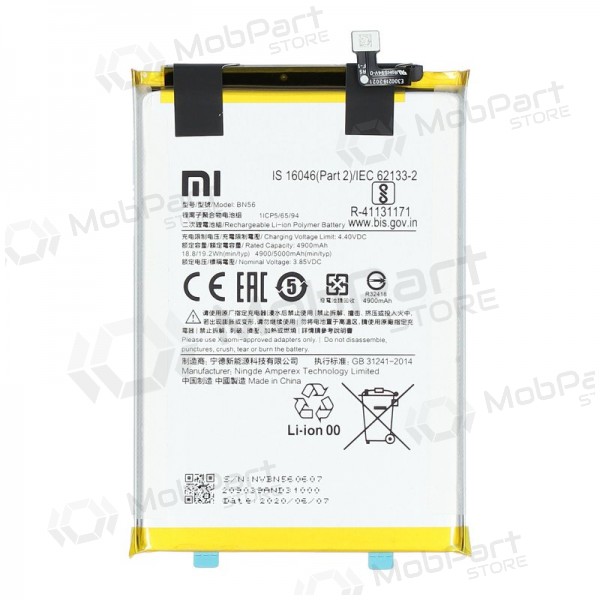 Xiaomi Redmi 9A, Redmi 9C batterij, accu (BN56) (origineel)