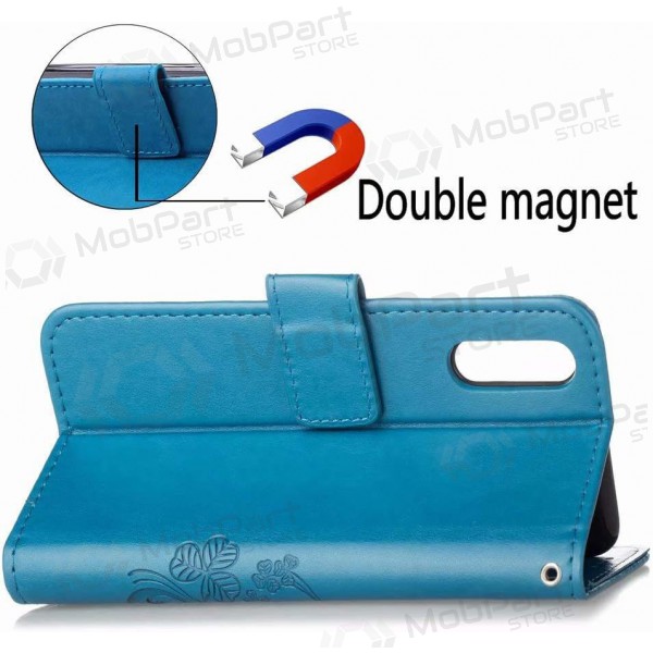 Samsung Galaxy A56 hoesje - Flower Book (blauw)