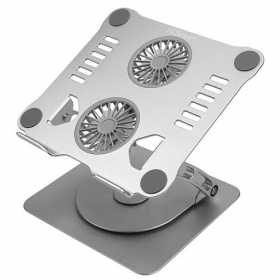 HISMART Tablet Koelstandaard met 2 Ventilatoren