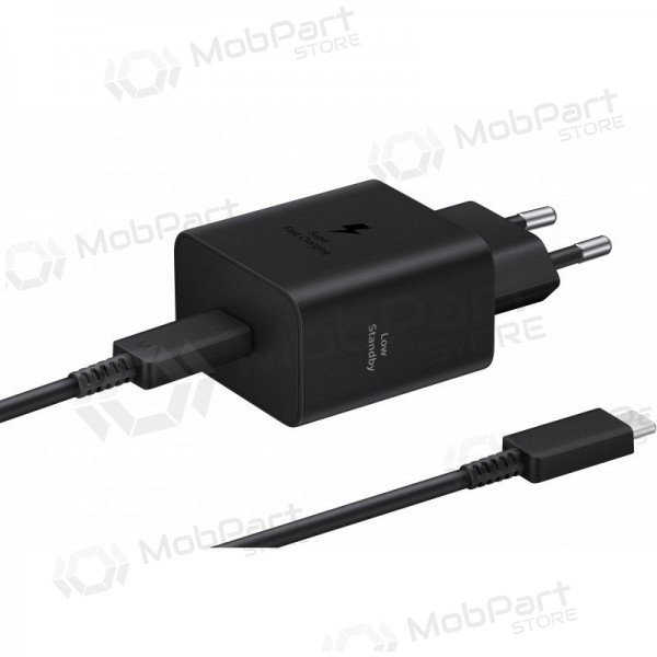 Lader Samsung EP-T4511XBEGEU 45W + USB-C to USB-C kabel zwart