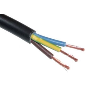 Flexibele kabel Lietkabelis OMY 3x1.0 mm² koperen PVC 100 m rol