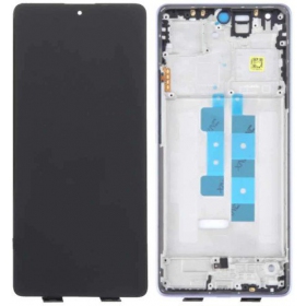 Xiaomi Poco M6 Pro 4G scherm (paars) (met frame) (origineel)