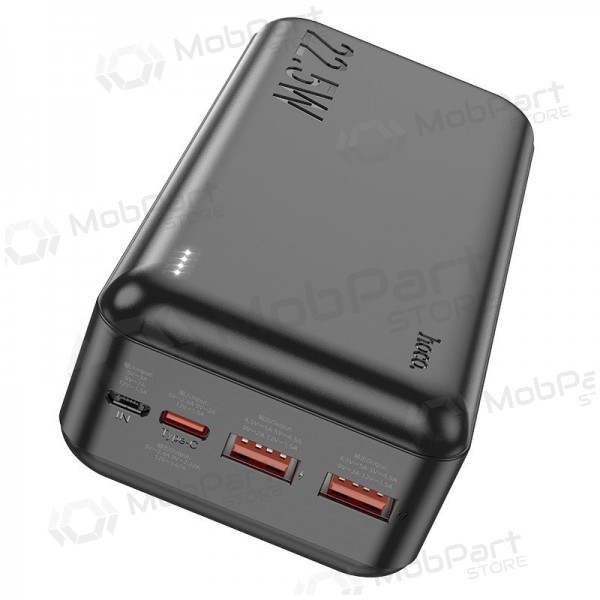 Externe batterij - Power Bank Hoco J101B PD 20W+Quick Charge 3.0 22.5W 30000mAh zwart