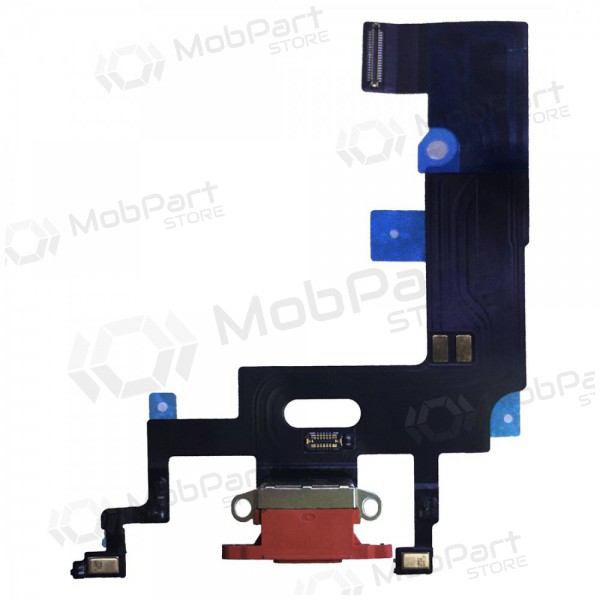 Apple iPhone XR oplaadpoort en microfoon flexkabel (rood)
