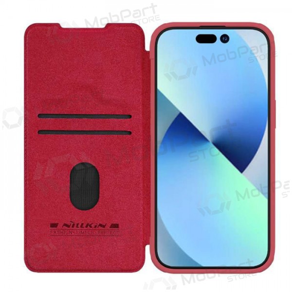 Apple iPhone 14 Pro Max hoesje Nillkin Leer (rood)