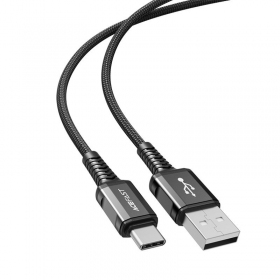 USB kabel Acefast C1-04 USB-A to USB-C 1.2m zwart