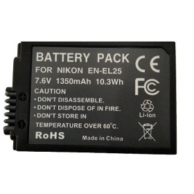 NIKON EN-EL25 1350mAh fotobatterij / accu