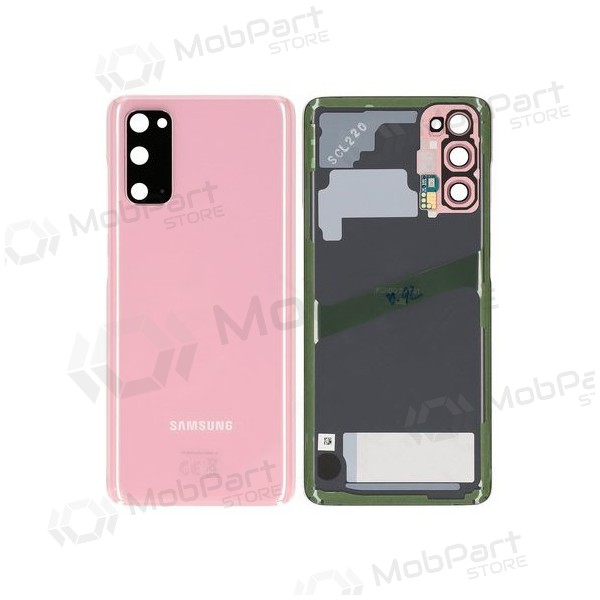 Samsung G981F / G980 Galaxy S20 achterkant roze (Cloud Pink) (gebruikt grade B, origineel)