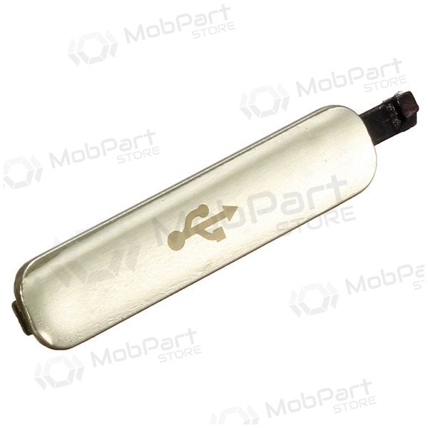 Samsung G900F Galaxy S5 oplaadpoortklepje - (auksinis)