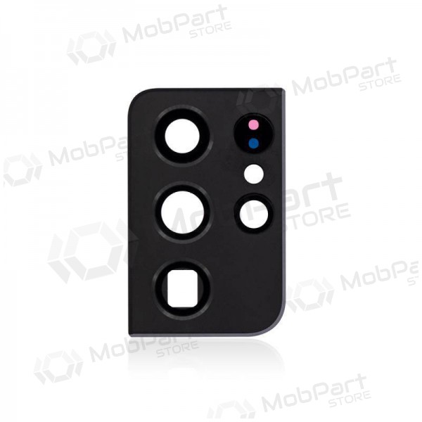 Samsung Galaxy S21 Ultra 5G cameraglas (zwart) (met frame)