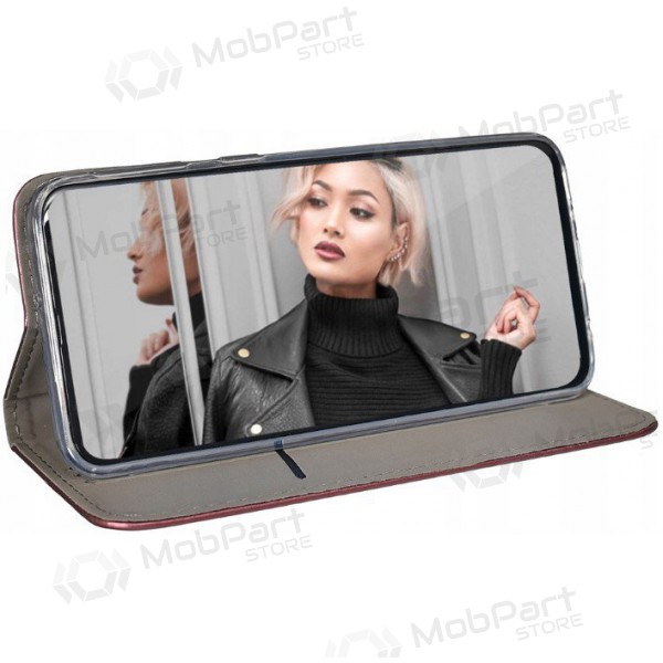 Xiaomi Redmi 14C hoesje - Smart Magnetic (bordeaux)