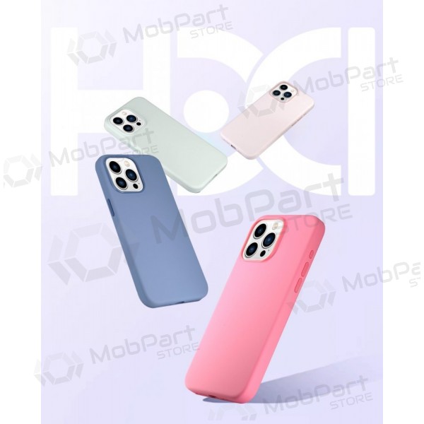 Hoesje HDD Silicone MagSafe Case Apple iPhone 17 Pro Max tamsiai grijs