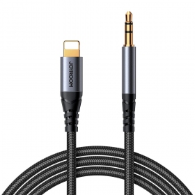 Audio kabel Joyroom SY-A06 Lightning to 3,5mm 1.2m zwart