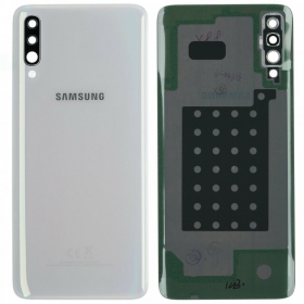 Samsung A705 Galaxy A70 2019 achterkant batterijklep (wit) (gebruikt grade C, origineel)