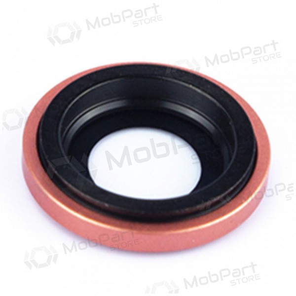 Apple iPhone XR cameraglas (roze) (met frame)