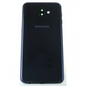 Samsung J610 Galaxy J6 Plus 2018 achtercover (zwart) (gebruikt grade B, origineel)