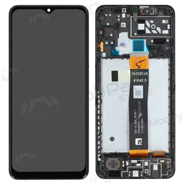 Samsung Galaxy A04s scherm (zwart) (met frame) (Premium)