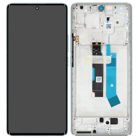 Xiaomi Redmi Note 14 Pro 4G scherm (blauw) (met frame) (origineel)