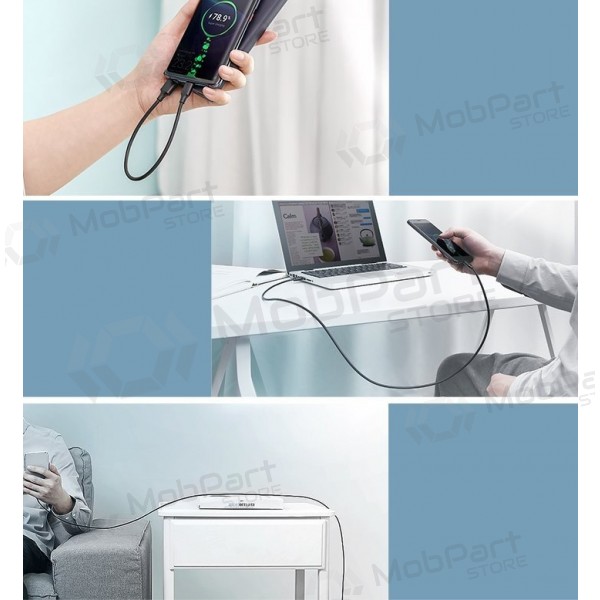 USB kabel Ugreen US287 USB to USB-C 3A 2.0m zwart