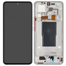 Xiaomi 12T / 12T Pro scherm (zilver) (met frame) (Premium)