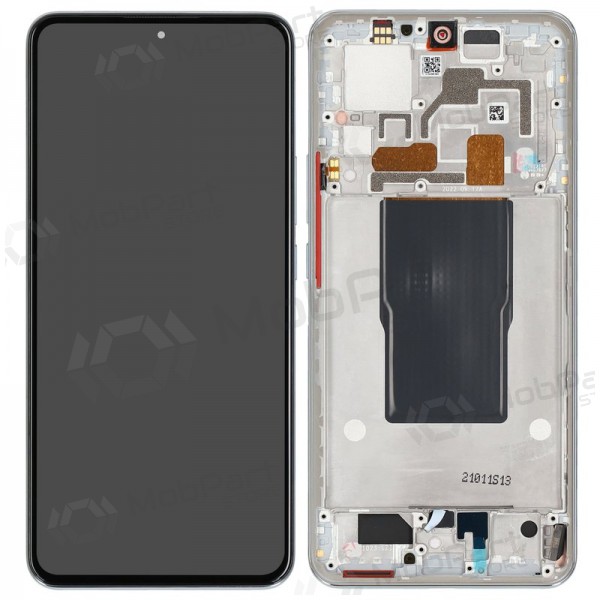 Xiaomi 12T / 12T Pro scherm (zilver) (met frame) (Premium)