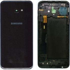 Samsung J415 Galaxy J4+ 2018 achterkant batterijdeksel (zwart) (gebruikt, klasse A, origineel)