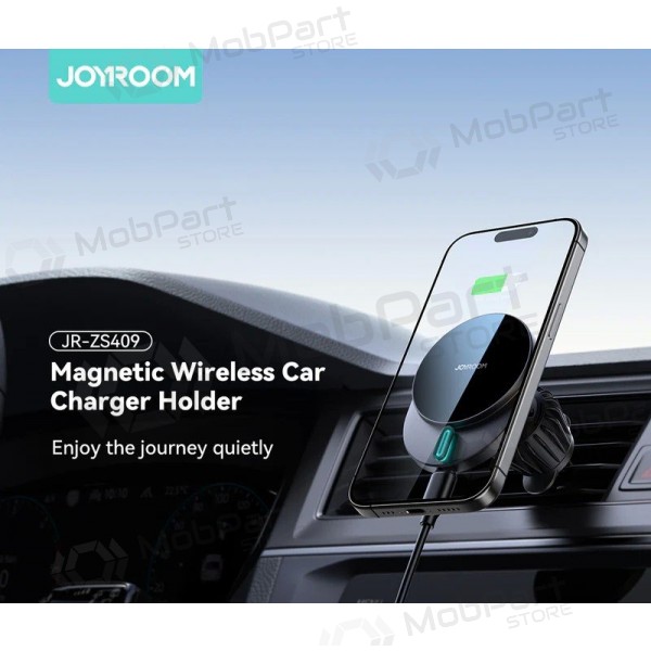Automobilinis laikiklis-lader Joyroom JR-ZS409 MagSafe 15W zwart